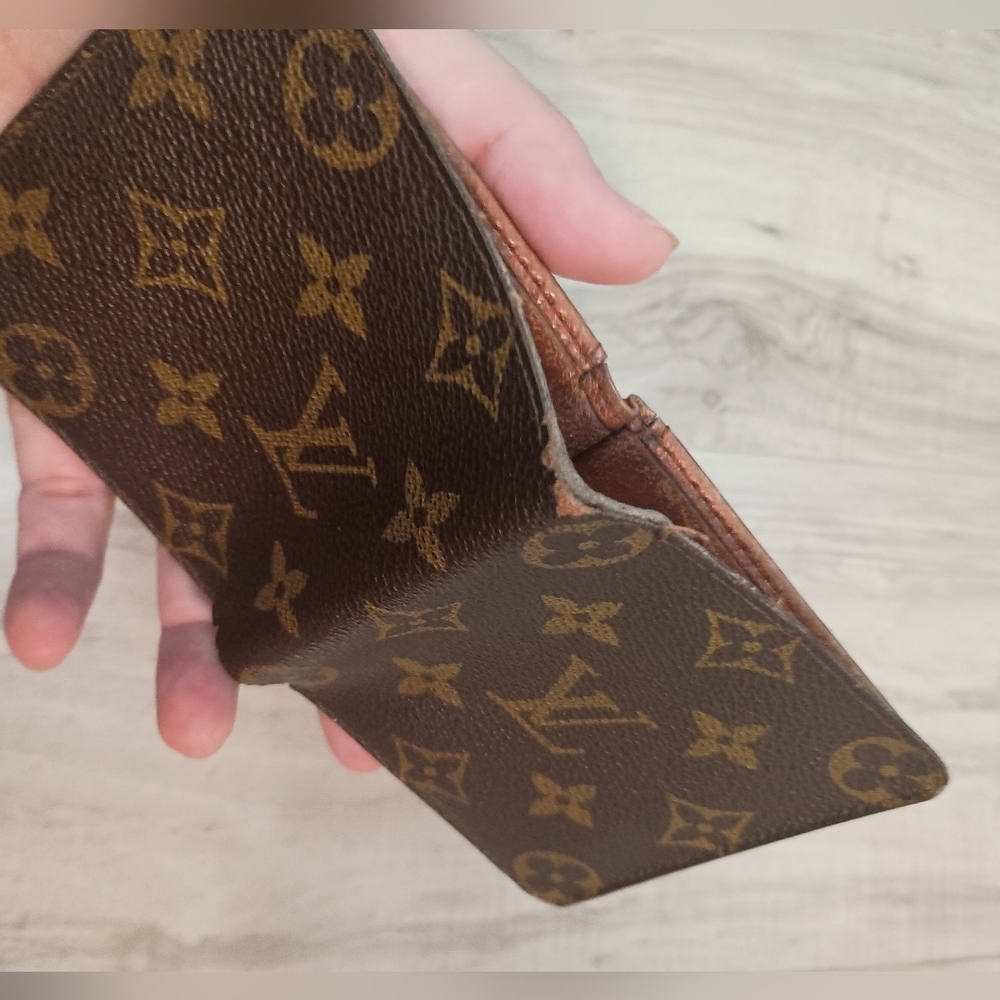 LOUIS VUITTON Monogram Wallet Bi-fold Billets 6 Credit - Picture 8 of 10